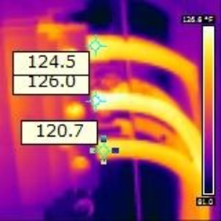 A screenshot of a thermal image

AI-generated content may be incorrect.