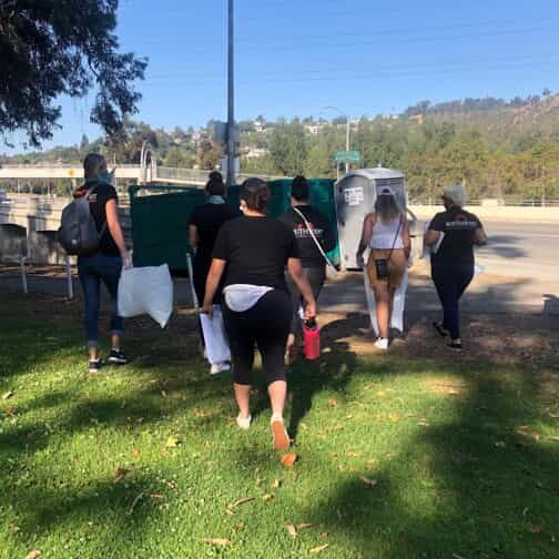 Image of Southwest Electric team at The Great LA River Cleanup