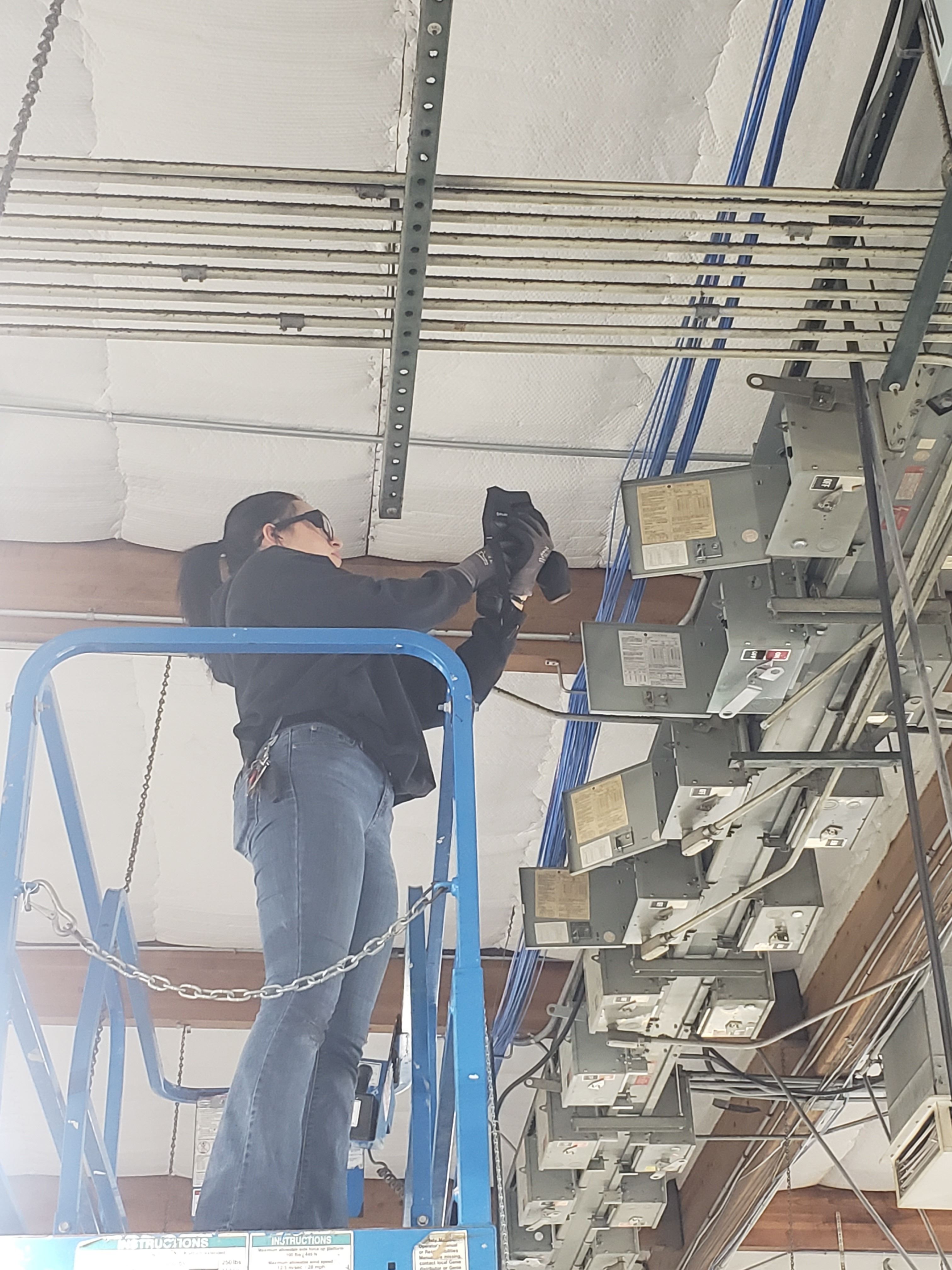 Melinda Ruiz at work