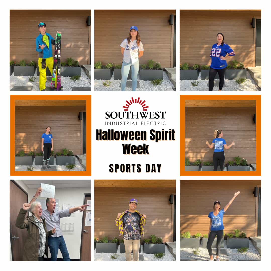 Collage of Southwest Industrial Electric Halloween Spirit Week: Sports Day